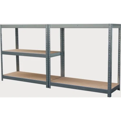 Metall-Schwerlastregal Verzinkt 180 Cm X 90 Cm X 40 Cm – Bild 4