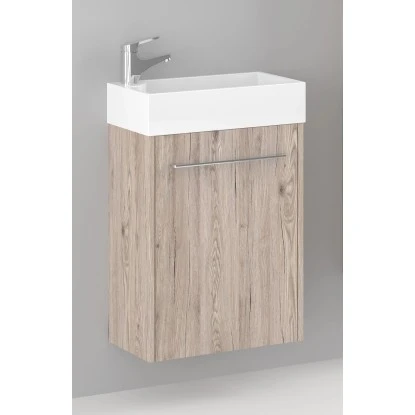 Waschplatz Caddy 46 Cm Sterling Eiche 2-teilig FSC® – Bild 2