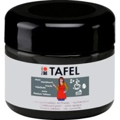 Marabu Tafelfarbe Deckend 225 Ml Ebenholz