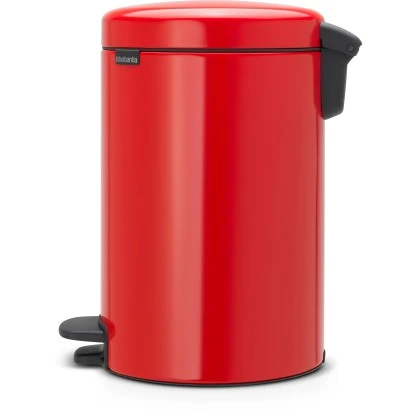 Brabantia Treteimer NewIcon 12 L Rot Mit Geräuschlosem Deckelverschluss – Bild 2