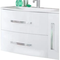 Fackelmann Waschbeckenunterschrank 80 Cm Lugano Pinie-Weiß