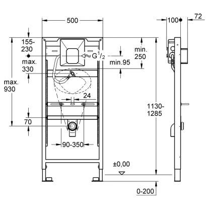 Grohe Rapid SL Für Urinal – Bild 2