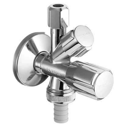 Schell Kombi-Eckventil Mit Rückflussverhinderer Und Schlauchverschraubung DN15 G