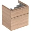 Geberit Waschbeckenunterschrank 59,5 Cm ICon Mit 2 Schubladen Eiche Natur