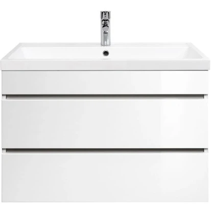 Posseik Waschplatz Amilia 80 Cm Weiß Hochglanz