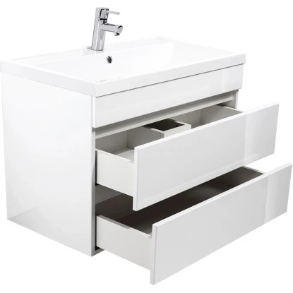 Posseik Waschplatz Amilia 80 Cm Weiß Hochglanz – Bild 5