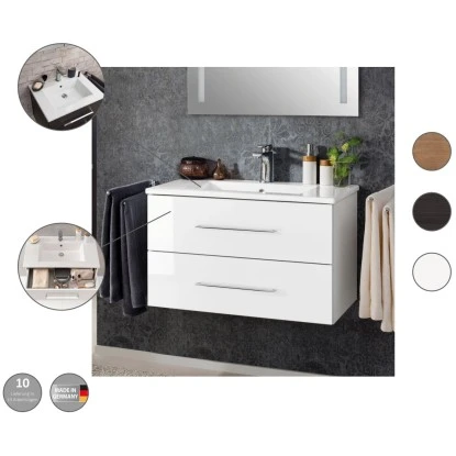 Fackelmann Waschplatz 60 Cm B.perfekt Weiß – Bild 6