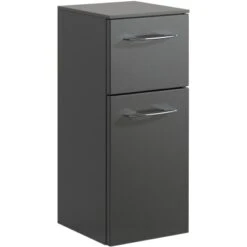 Pelipal Highboard 30 Cm Quantum 1 Anthrazit Hochglanz