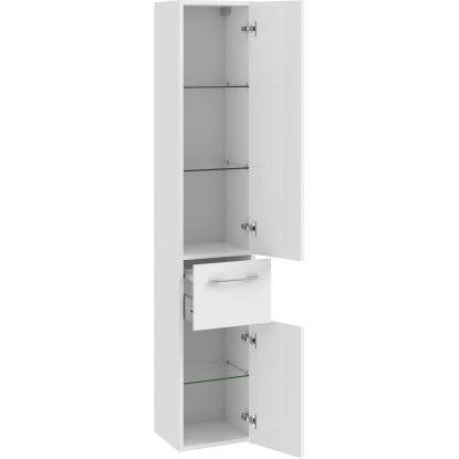 Pelipal Hochschrank 30 Cm Quantum 1 Weiß Hochglanz – Bild 2