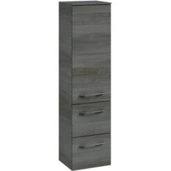 Pelipal Midischrank 30 Cm Quantum 1 Graphit Struktur Quer