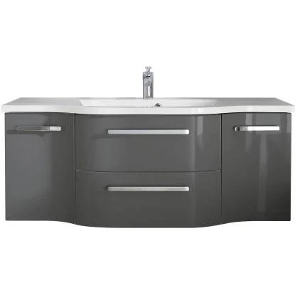 Pelipal Waschbeckenunterschrank 126 Cm Quantum 4 Anthrazit