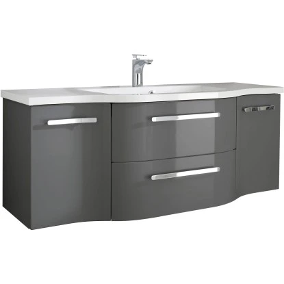 Pelipal Waschbeckenunterschrank 126 Cm Quantum 4 Anthrazit – Bild 2