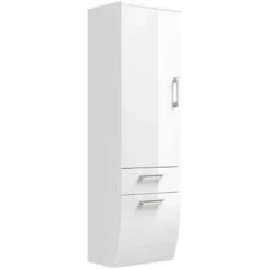 Posseik Hochschrank Rima 40 Cm Weiß