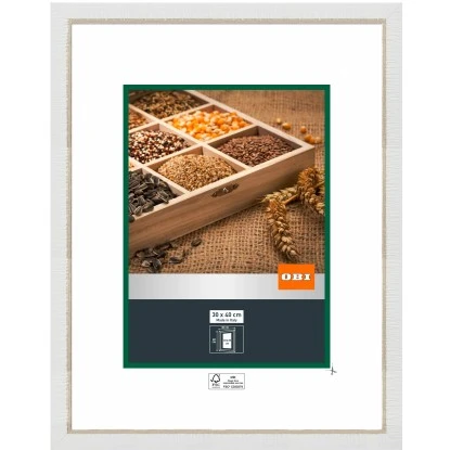 OBI Holz-Wechselrahmen 30 Cm X 40 Cm Weiß FSC®