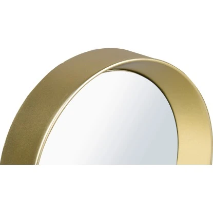 Mirrors & More Dekospiegel 5er-Set Lia Schwarz-Gold Ø 25, 23, 18 Und 2x 15 Cm – Bild 11