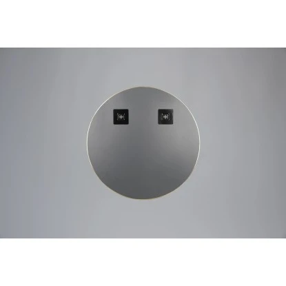 Mirrors & More Dekospiegel Esra Metall Goldfarbig Ø 50 Cm – Bild 5