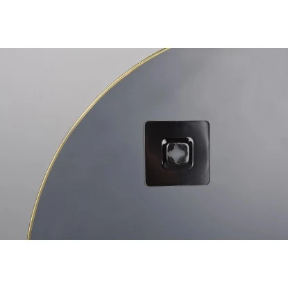 Mirrors & More Dekospiegel Esra Metall Goldfarbig Ø 50 Cm – Bild 7