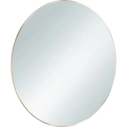 Mirrors & More Dekospiegel Esra Metall Goldfarbig Ø 50 Cm – Bild 2