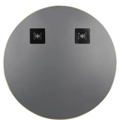 Mirrors & More Dekospiegel Esra Metall Goldfarbig Ø 50 Cm – Bild 9