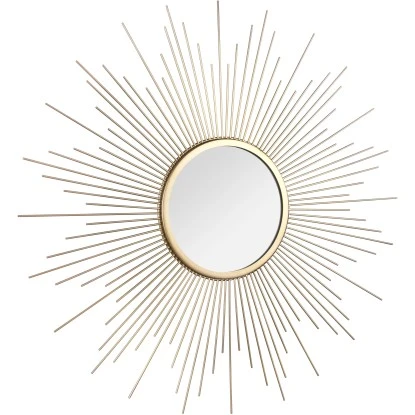 Mirrors & More Dekospiegel Sunny Gold Ø 60 Cm – Bild 6