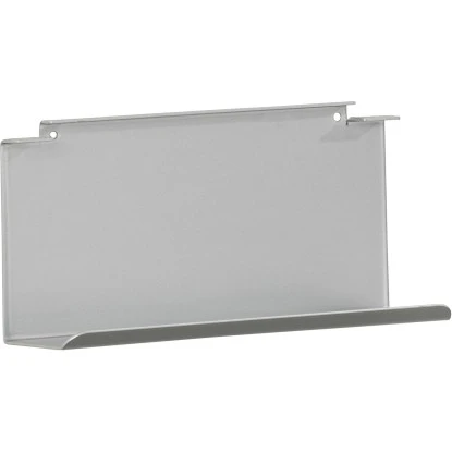 Fackelmann Ablage Für Glasboden Silbergrau