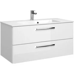 Pelipal Waschtischunterschrank 105 Cm Trentino Weiß Hochglanz