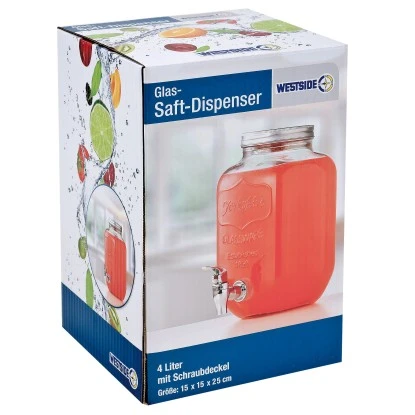 Getränkespender Mit Schraubverschluss 4 L – Bild 2