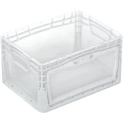 Eurobox-System Box Flap Side 40 X 30 X 22 Cm Transparent