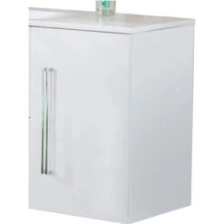 Fackelmann Waschbeckenunterschrank Rechts 35 Cm Lugano Weiß