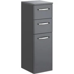 Pelipal Highboard 30 Cm Velo Anthrazit Hochglanz