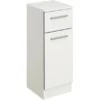 Pelipal Unterschrank 30 Cm Kassel Weiß Glanz Mit Betonkante
