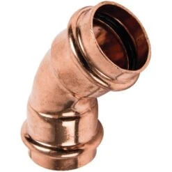 Pressfitting Kupfer-Bogen 45 Grad 5041
