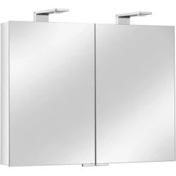 Keuco Spiegelschrank 80 Cm Royal Universe Silber-Eloxiert