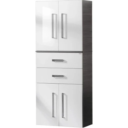 Fackelmann Hochschrank 70,5 Cm Lugano Pinie-Weiß