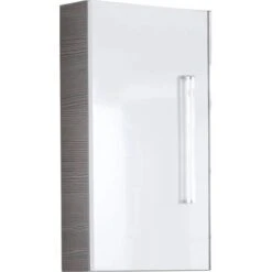 Fackelmann Hängeschrank Links 35 Cm Lugano Pinie-Weiß