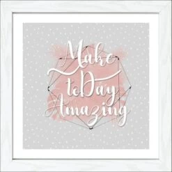 Bild Mit Rahmen Handlettering I 35 Cm X 35 Cm