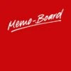 Memoboard Pinnwand Red 50 Cm X 50 Cm