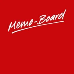 Memoboard Pinnwand Red 50 Cm X 50 Cm