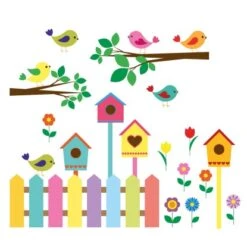 Eurographics Fenstersticker Antistatisch Love Garden