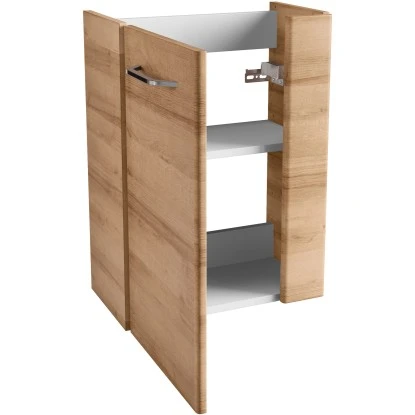 Fackelmann Mini-Waschbeckenunterschrank 44 Cm Milano Ast-Eiche – Bild 2