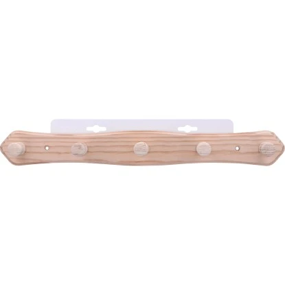 Siro Hakenleiste S126 Kiefer Länge 460 Mm 5 Haken FSC® – Bild 6