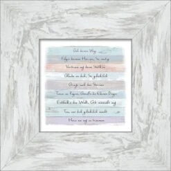 Bild Mit Rahmen Colourful Slogan 34 Cm X 34 Cm