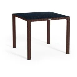 Esstisch Mit HPL-Platte Mokka 90 X 90 Cm