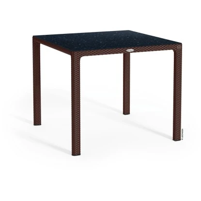 Esstisch Mit HPL-Platte Mokka 90 X 90 Cm