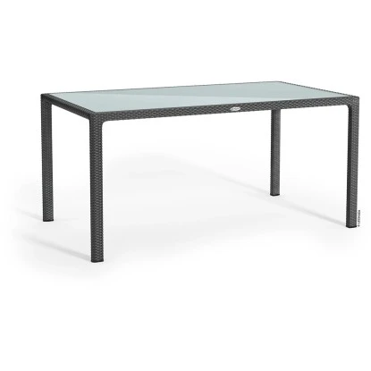 Esstisch Mit Glasplatte Granit 160 X 90 Cm