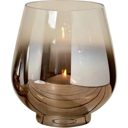 Windlicht Grazia 20 Cm X 18 Cm X 20 Cm Silber – Bild 3