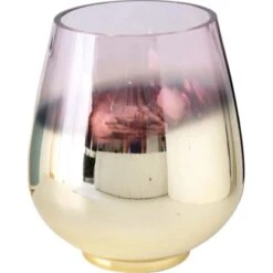 Windlicht Grazia 20 Cm X 18 Cm X 20 Cm Dunkelrosa