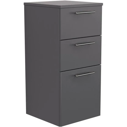 Posseik Midischrank 35,2 Cm Anthrazit Seidenglanz