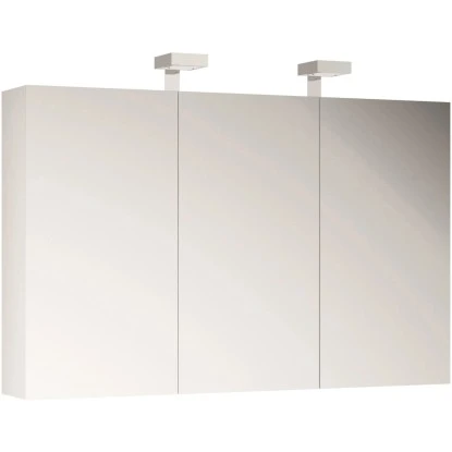 Allibert Spiegelschrank 120 Cm Weiß Glänzend