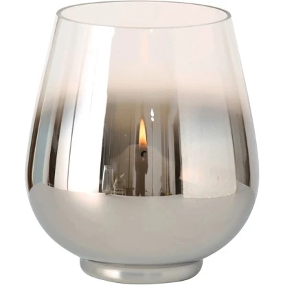 Windlicht Grazia 20 Cm X 18 Cm X 20 Cm Silber